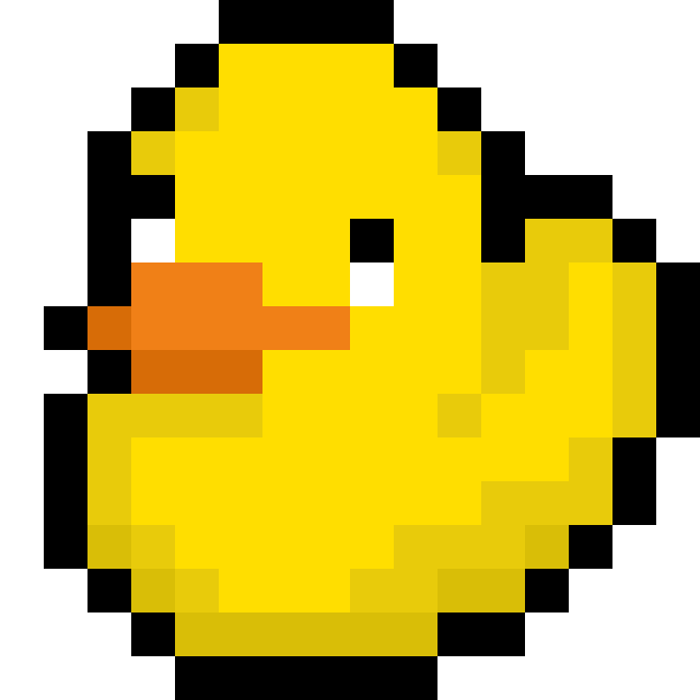 あひるのドット絵