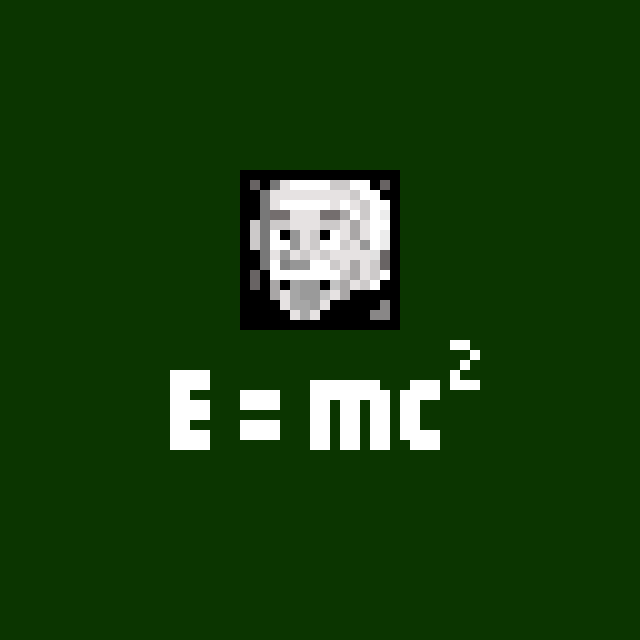 アインシュタインのドット絵