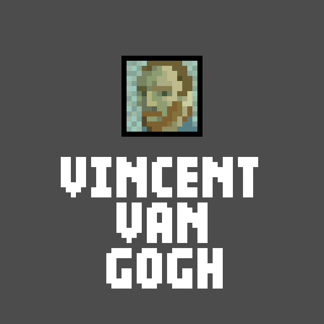 フィンセント・ファン・ゴッホのドット絵