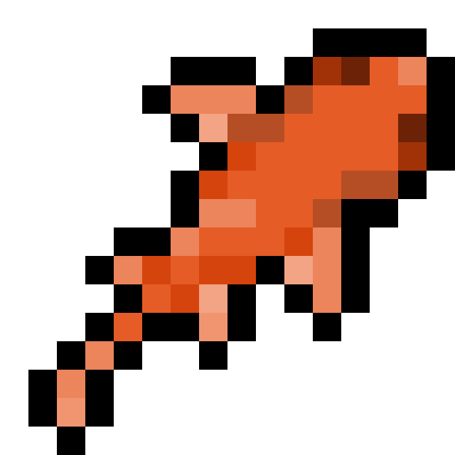 金魚のドット絵