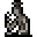 弥勒菩薩半跏思惟像のドット絵