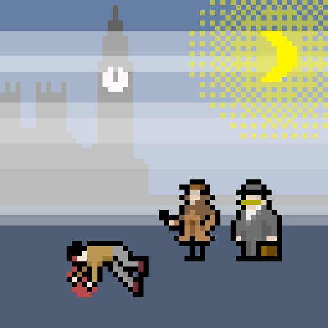 シャーロックホームズのドット絵