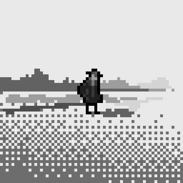 宮沢賢治のドット絵