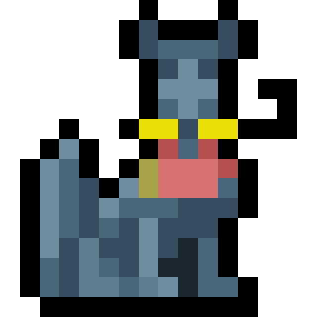 Fox statue (with key) art