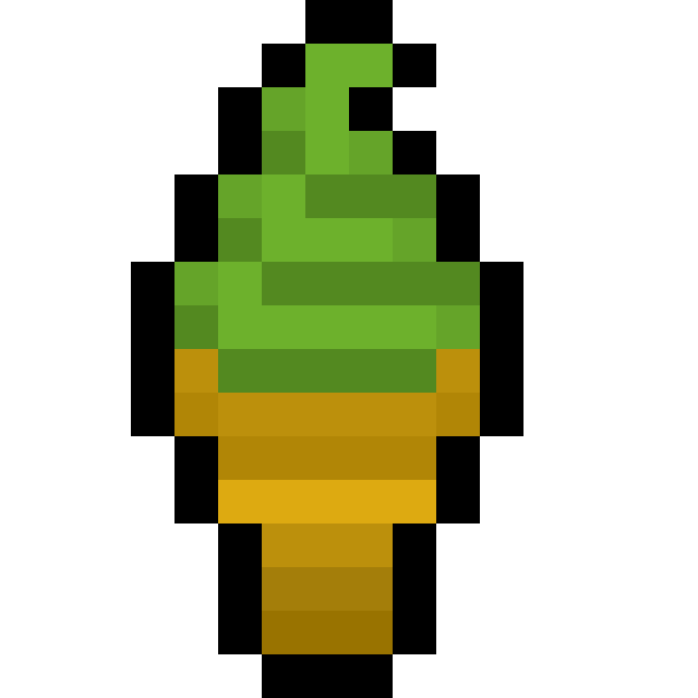 ソフトクリームのドット絵