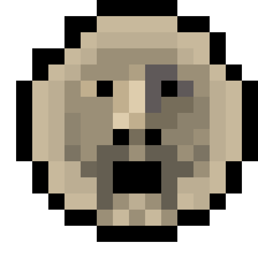 真実の口のドット絵