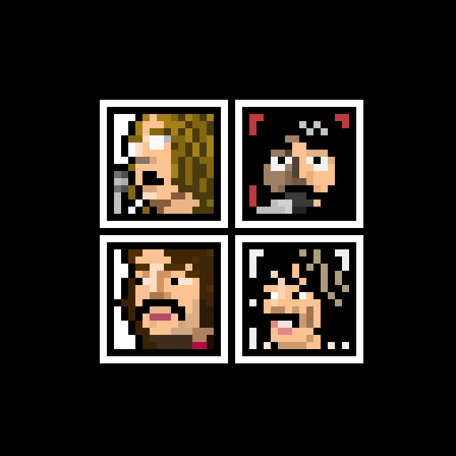 ビートルズのドット絵