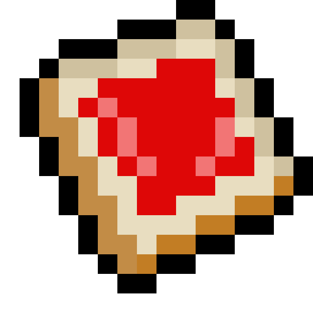 食パンのドット絵