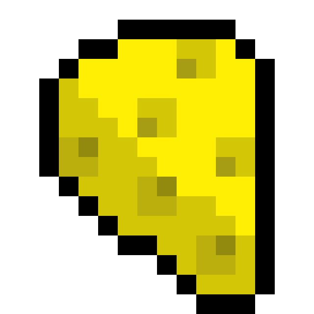 チーズのドット絵