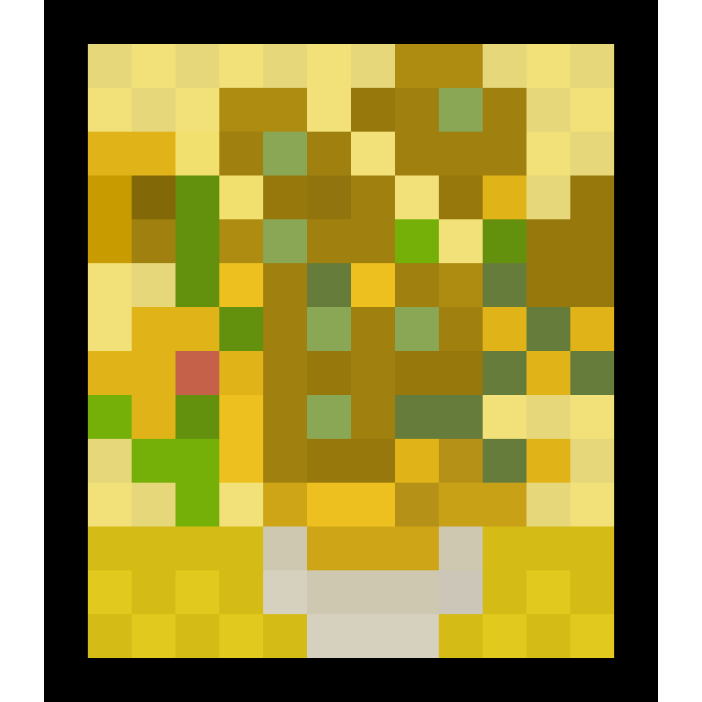 ゴッホの『ひまわり』のドット絵