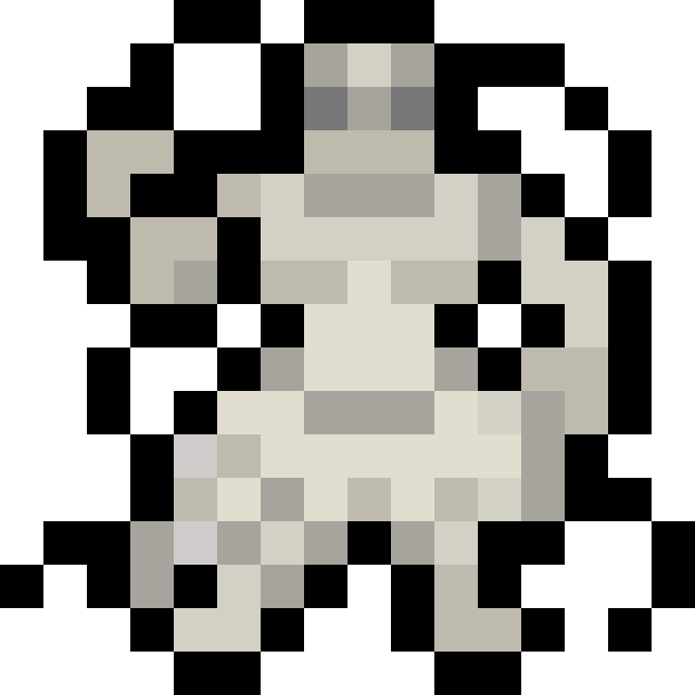 Kongōrikishi Statue (Ungyō) pixel art