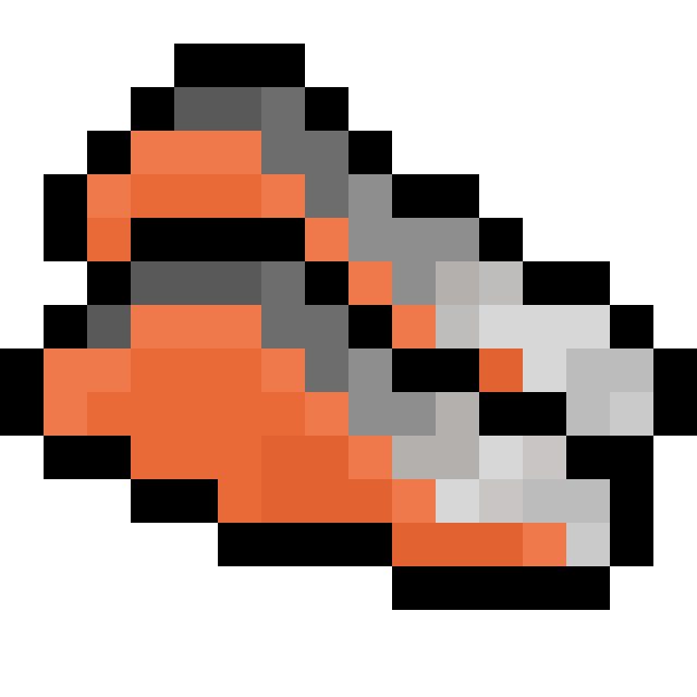 シャケの切り身のドット絵