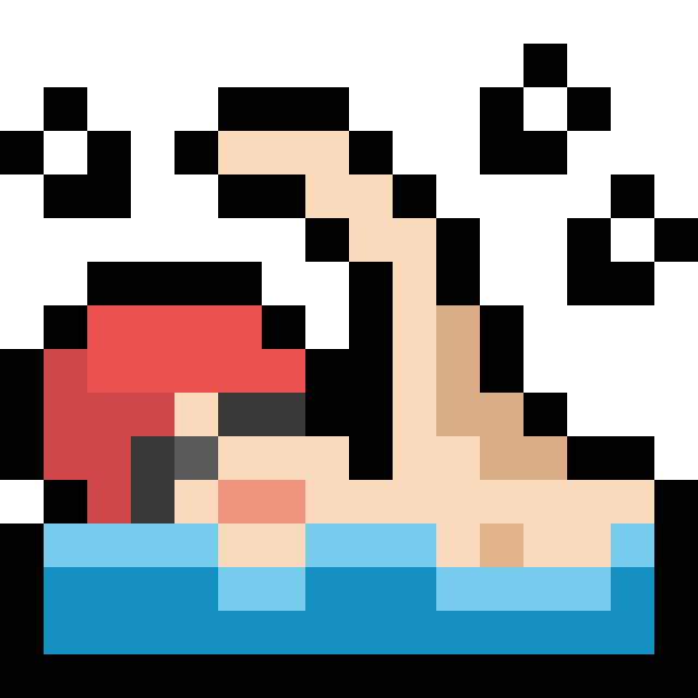 スイミングのドット絵