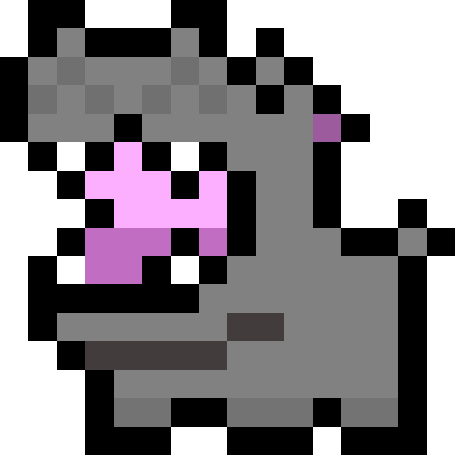 カバのドット絵