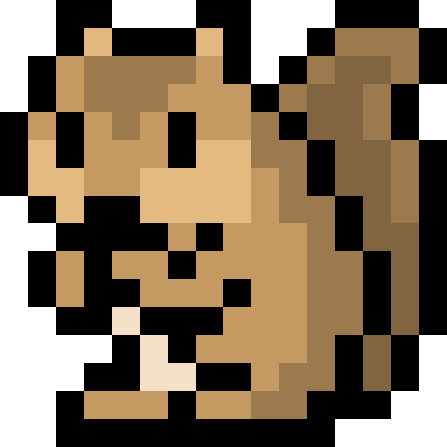 りすのドット絵